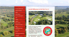 Desktop Screenshot of golf-club-trier.de